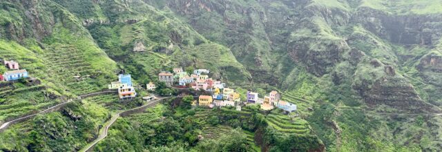Fontainhas village in Santo Antão, Cape Verde